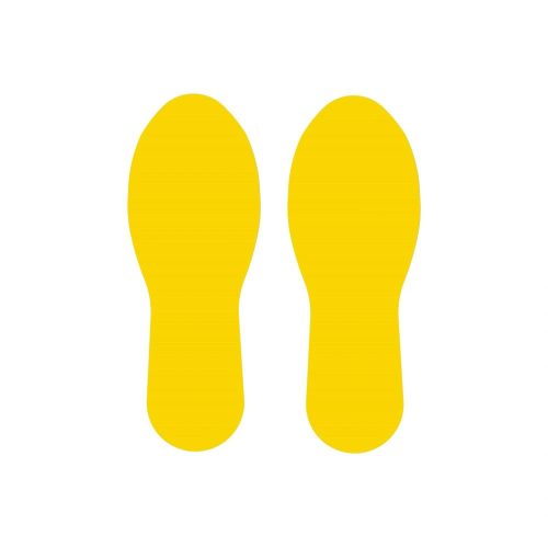 PODLAHOVÁ ZNAČKA "FOOT" žltá