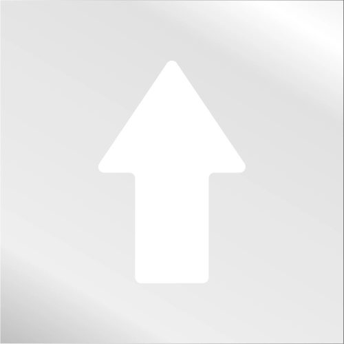 PODLAHOVÁ ZNAČKA STRAIGHT ARROW biela