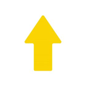 PODLAHOVÁ ZNAČKA STRAIGHT ARROW žltá