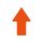 PODLAHOVÁ ZNAČKA STRAIGHT ARROW oranžová