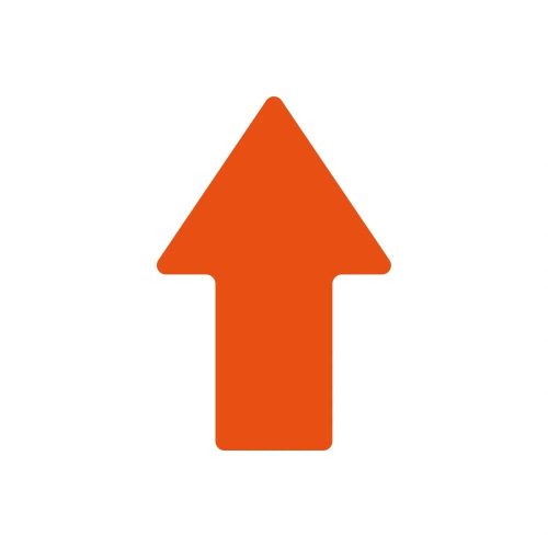 PODLAHOVÁ ZNAČKA STRAIGHT ARROW oranžová