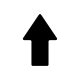 PODLAHOVÁ ZNAČKA STRAIGHT ARROW čierna