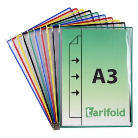   Zobrazovacia tabuľa A3, mixed, vertikálna, s otváraním na vnútornej strane
