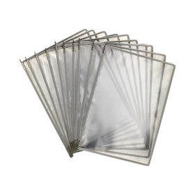   Zobrazovacia tabuľa A4, šedá, vertikálna, s otvorom na hornej strane