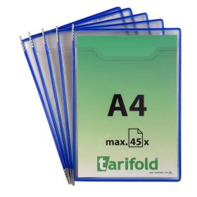   Fold Up Zobrazovacia tabuľa, A4, modrá, otvorené v hornej časti