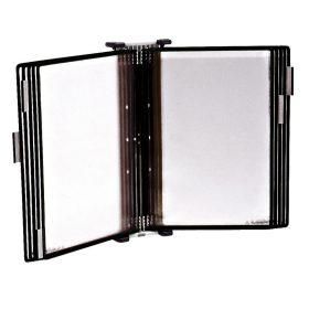   Sterifold antibakteriálny nástenný držiak A4 z nehrdzavejúcej ocele, kov + 10 zobrazovacích tabúľ, zmiešaný