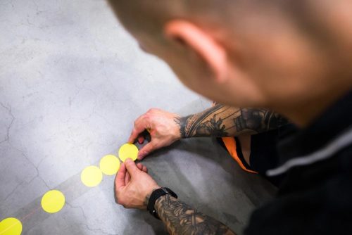 GEToolbox® Tvar Bodky Flexibilné značenie podlahy