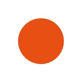   GEToolbox® Tvar Bodky Flexibilné značenie podlahy 50 mm oranžová