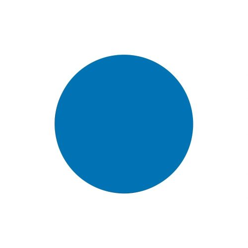 GEToolbox® PONT Alakú Flexibilis padlójelölés 50 mm SIGNAL KÉK RAL 5005