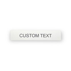 GEToolbox®  I TVAROVÉ ZNAČENIE PODLAHY CUSTOM TEXT biela