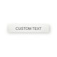 GEToolbox®  I TVAROVÉ ZNAČENIE PODLAHY CUSTOM TEXT biela