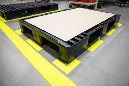 GEToolbox® I Tvar Flexibilné značenie podlahy 50 mm zelená