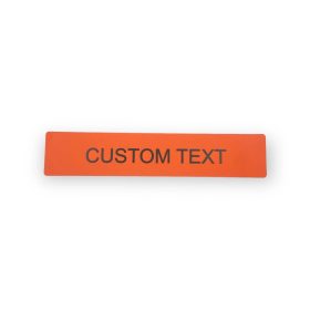   GEToolbox®  I TVAROVÉ ZNAČENIE PODLAHY CUSTOM TEXT oranžová