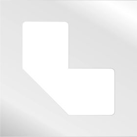 GEToolbox® Tvar L Flexibilné značenie podlahy 50 mm