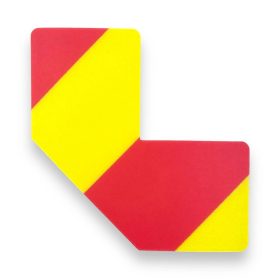   GEToolbox® Tvar L Flexibilné značenie podlahy 50 mm žltá-červená