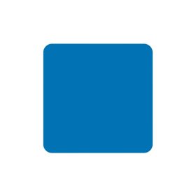   GEToolbox® Tvar Kvadrantu Flexibilné značenie podlahy 50 mm modrá