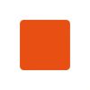 GEToolbox® Tvar Kvadrantu Flexibilné značenie podlahy 50 mm oranžová