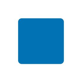   GEToolbox® Négyzet Alakú Flexibilis padlójelölés 50 mm SIGNAL KÉK RAL 5005