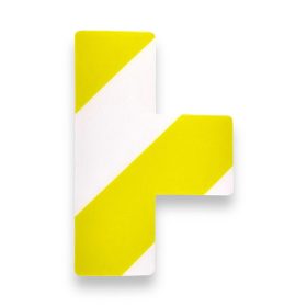   GEToolbox® Tvar T Flexibilné značenie podlahy 50 mm biela-žltá