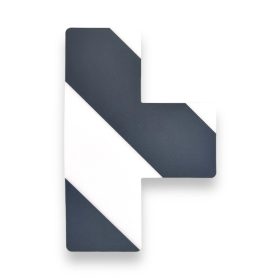   GEToolbox® Tvar T Flexibilné značenie podlahy 50 mm biela-čierna