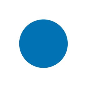   GEToolbox® Tvar Bodky Flexibilné značenie podlahy 75 mm modrá