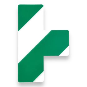   GEToolbox® Tvar T Flexibilné značenie podlahy 75 mm biela-zelená