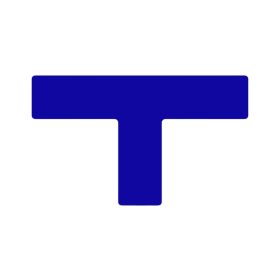   GEToolbox® Hosszú T Alakú Flexibilis padlójelölés 100 mm SIGNAL KÉK RAL 5005