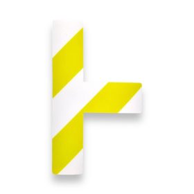   GEToolbox® Dlhý tvar T Flexibilné značenie podlahy 100 mm biela-žltá