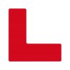 GEToolbox® Dlhý tvar L Masívne značenie podlahy 50 mm červená