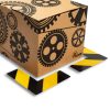 GEToolbox® Dlhý tvar L Masívne značenie podlahy 50 mm biela-červená