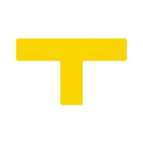   GEToolbox® Dlhý tvar T Flexibilné značenie podlahy 75 mm žltá