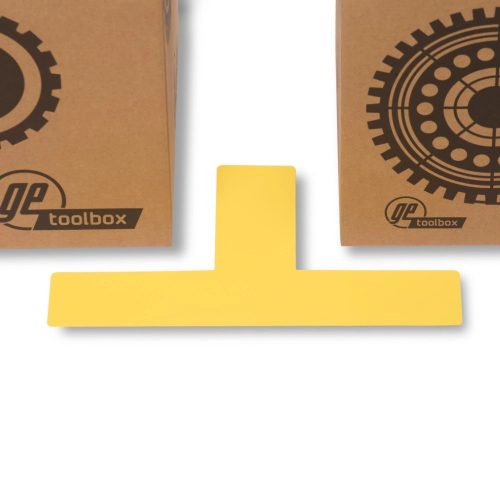 GEToolbox® Dlhý tvar T Flexibilné značenie podlahy 50mm žltá