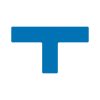 GEToolbox® Dlhý tvar T Masívne značenie podlahy 50mm modrá