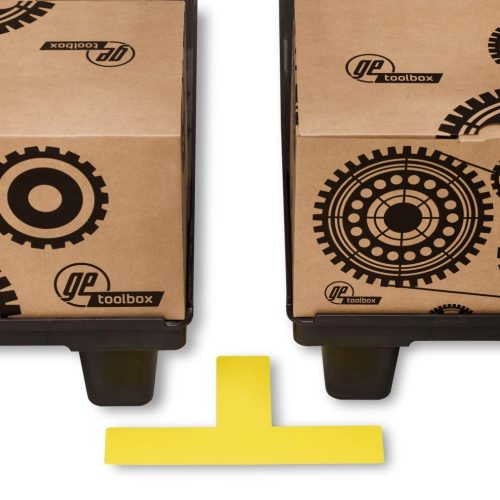 GEToolbox® Dlhý tvar T Flexibilné značenie podlahy 50mm oranžová