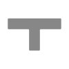 GEToolbox® Dlhý tvar T Masívne značenie podlahy 50mm šedá