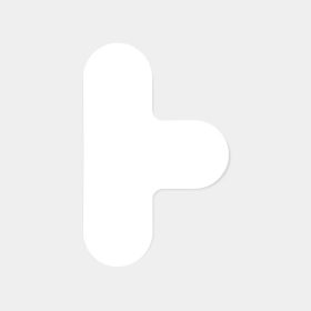   GEToolbox® Tvar T Flexibilné značenie podlahy zaokrúhlené 90 mm biela