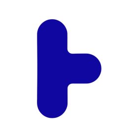   GEToolbox® T alakú Flexibilis padlójelölés kerekített 90 mm SIGNAL KÉK RAL 5005