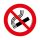 DO NOT SMOKE' PODLAHOVÁ ZNAČKA 300 mm