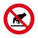 "DO NOT TOUCH!" PODLAHOVÁ ZNAČKA 300 mm