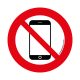 DO NOT USE MOBILEPHONE' PODLAHOVÁ ZNAČKA 300 mm