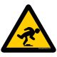 "TRIPPING HAZARD" PODLAHOVÁ ZNAČKA 300 mm