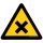 "WARNING!  HARMFUL OR IRRITANT SUBSTANCE" PODLAHOVÁ ZNAČKA 300 mm