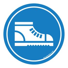 "SAFETY SHOES" PODLAHOVÁ ZNAČKA 500 mm