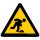 "TRIPPING HAZARD" PODLAHOVÁ ZNAČKA 500 mm