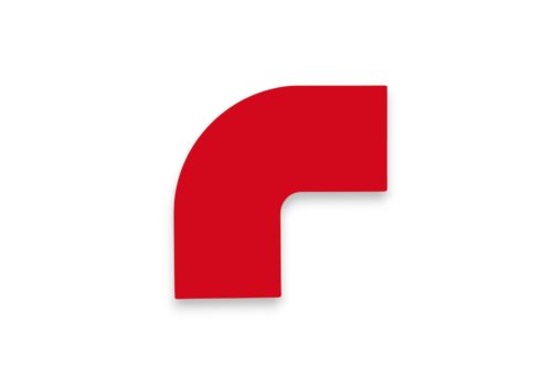 GEToolbox® TAPE CORNER FOR GET TAPES 50 mm ČERVENÁ