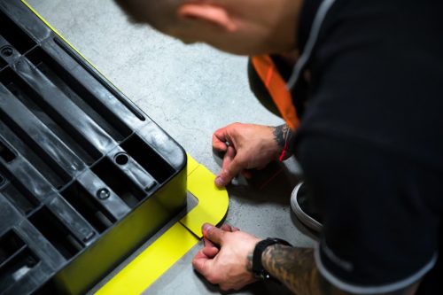 GEToolbox® TAPE CORNER FOR GET TAPES 50 mm ČERVENÁ