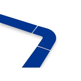   GEToolbox® Sarokelem GET padlójelölő szalaghoz 75 mm SIGNAL KÉK