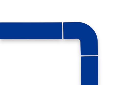 GEToolbox® Sarokelem GET padlójelölő szalaghoz 50 mm SIGNAL KÉK