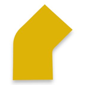   45° sarokelem padlójelölő szalaghoz 50 mm TRAFFIC SÁRGA GEToolbox®