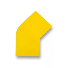   45° sarokelem padlójelölő szalaghoz 100 mm SÁRGA GEToolbox®